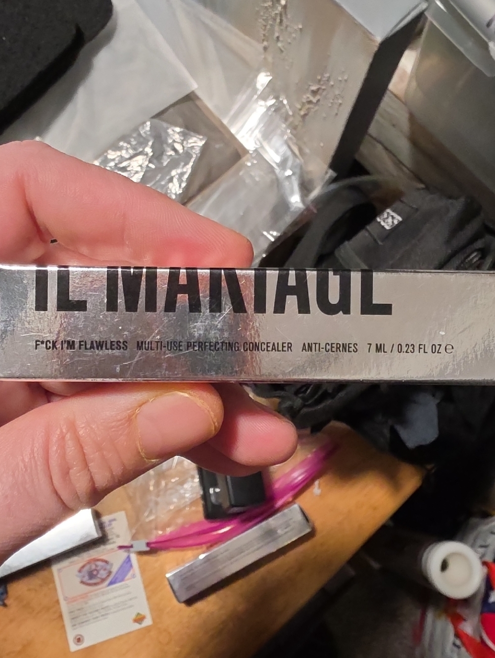 IL MARIAGE F*ck I'm Flawless Multi-Use Perfecting Concealer - Silver Packaging